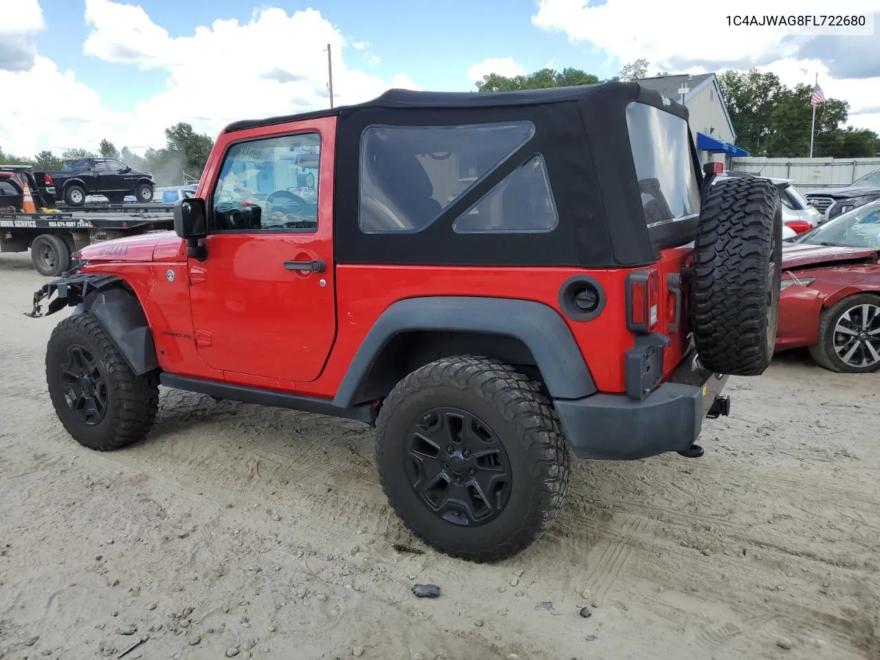 2015 Jeep Wrangler Sport VIN: 1C4AJWAG8FL722680 Lot: 69512394