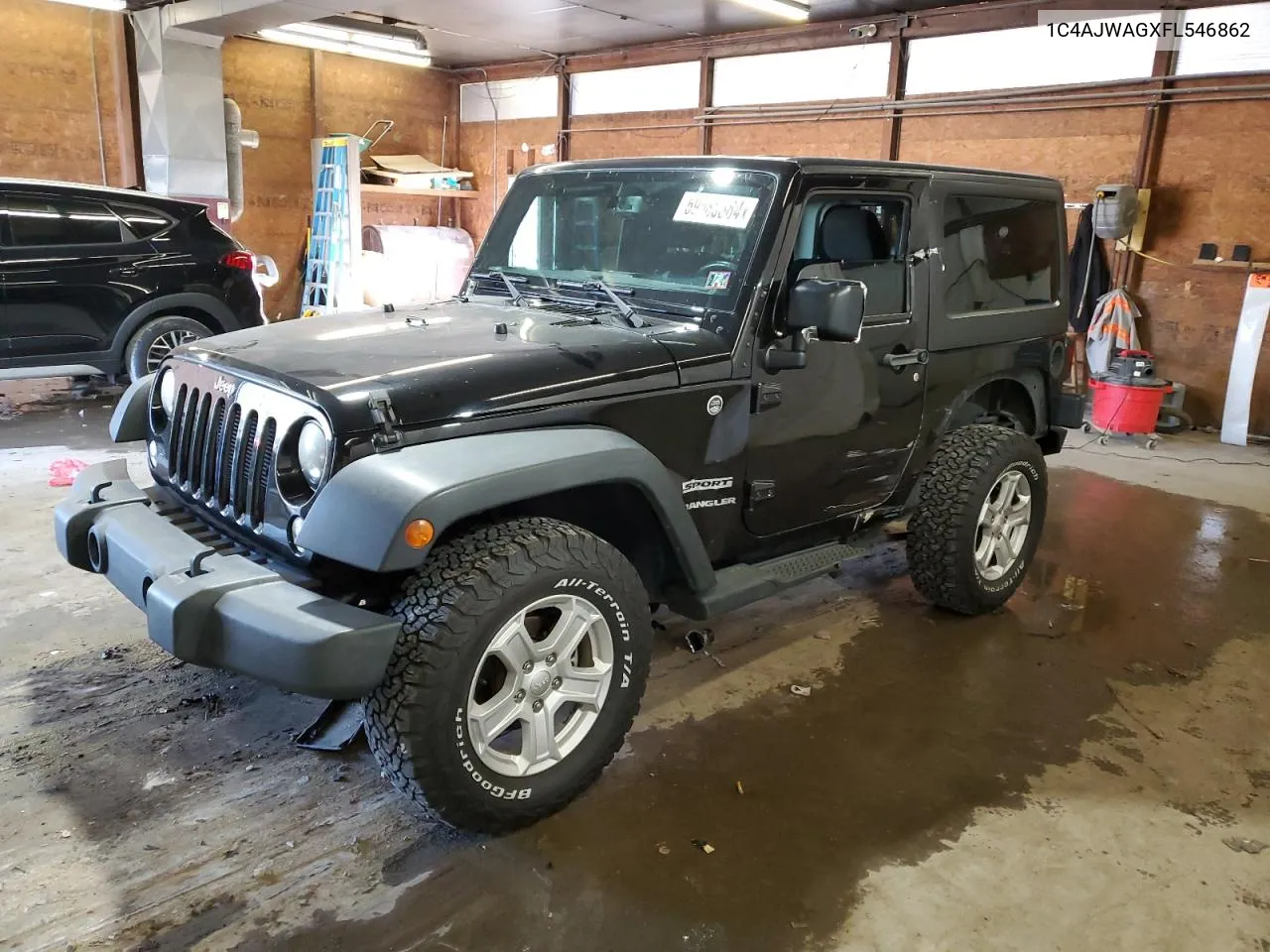 1C4AJWAGXFL546862 2015 Jeep Wrangler Sport