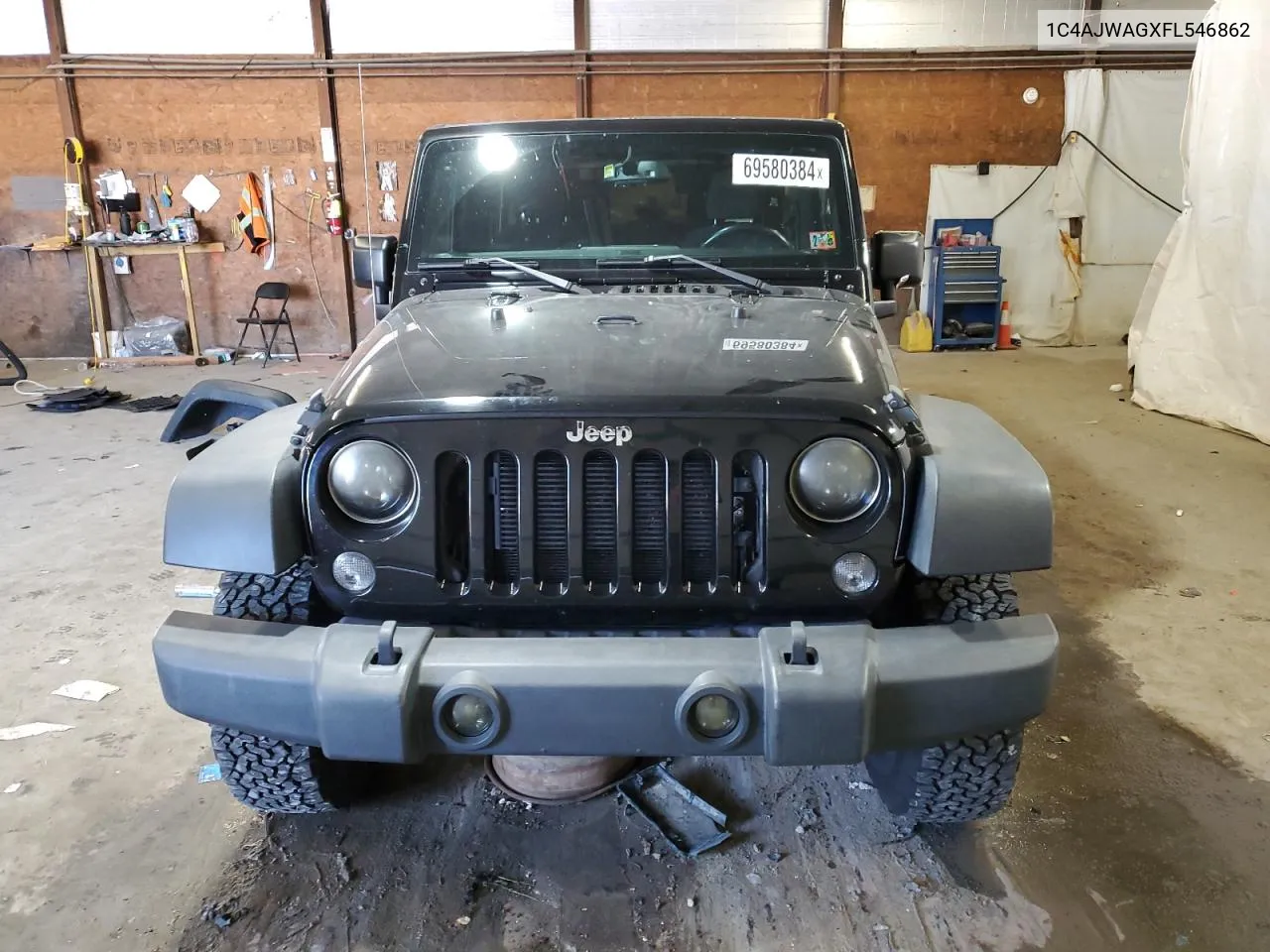 1C4AJWAGXFL546862 2015 Jeep Wrangler Sport