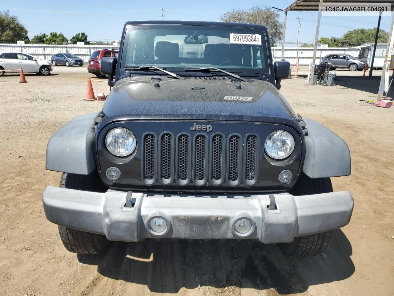 2015 Jeep Wrangler Sport VIN: 1C4GJWAG8FL604591 Lot: 69709384