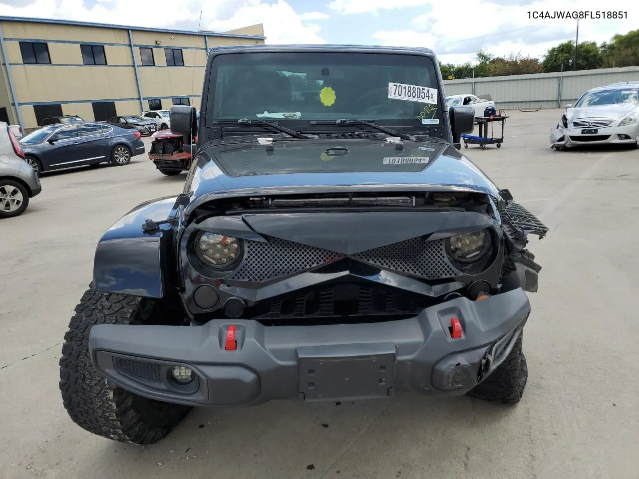 2015 Jeep Wrangler Sport VIN: 1C4AJWAG8FL518851 Lot: 70188054