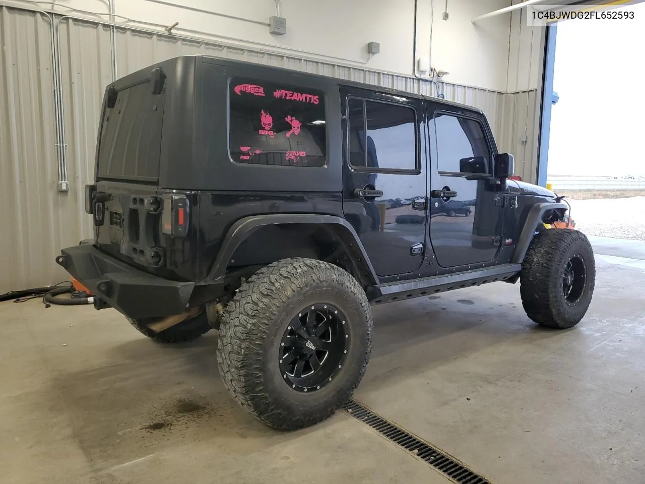 2015 Jeep Wrangler Unlimited Sport VIN: 1C4BJWDG2FL652593 Lot: 70236184