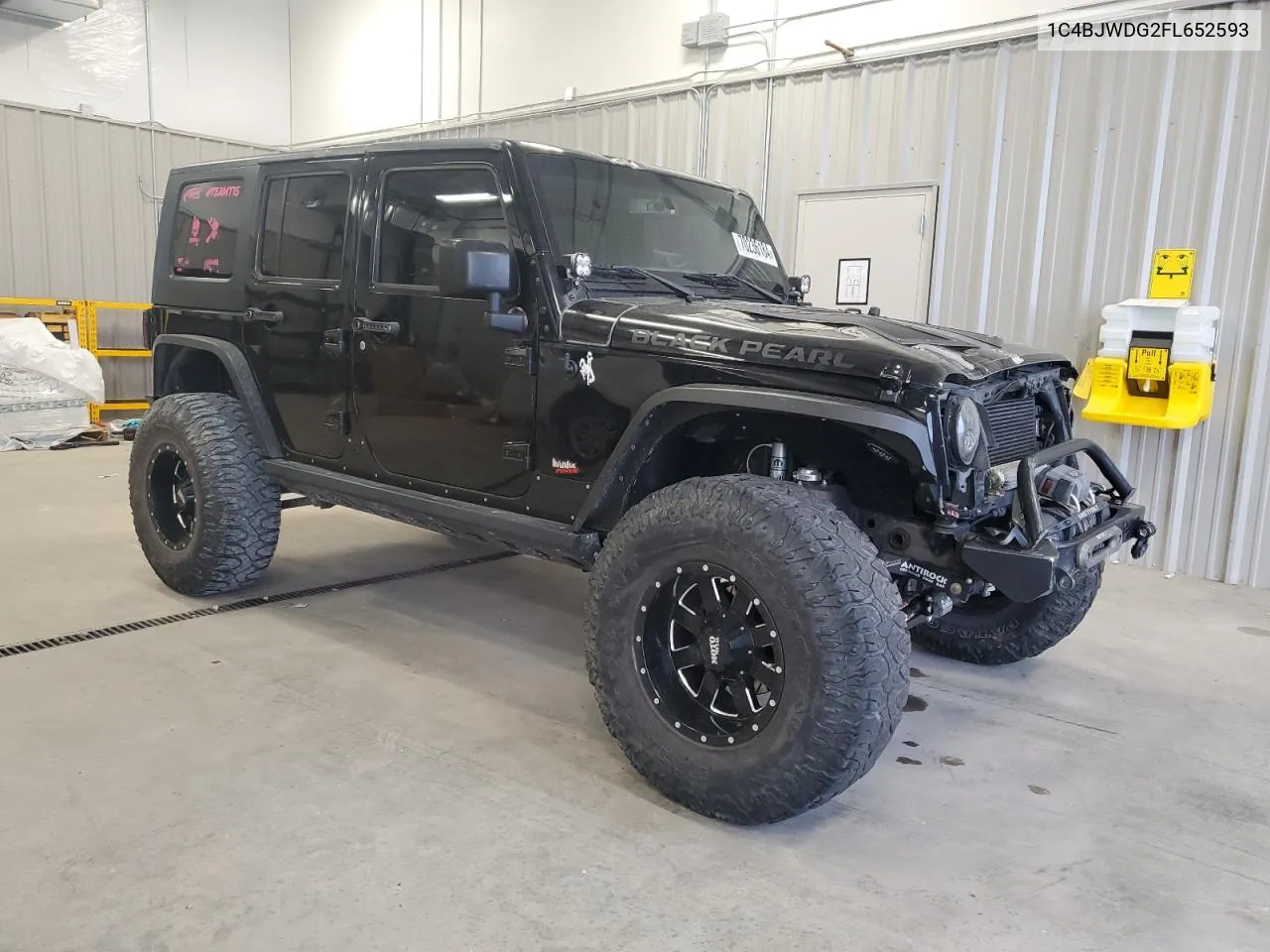 2015 Jeep Wrangler Unlimited Sport VIN: 1C4BJWDG2FL652593 Lot: 70236184