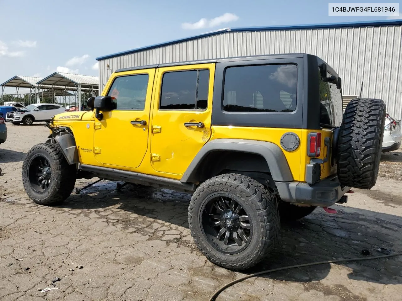 2015 Jeep Wrangler Unlimited Rubicon VIN: 1C4BJWFG4FL681946 Lot: 70295424