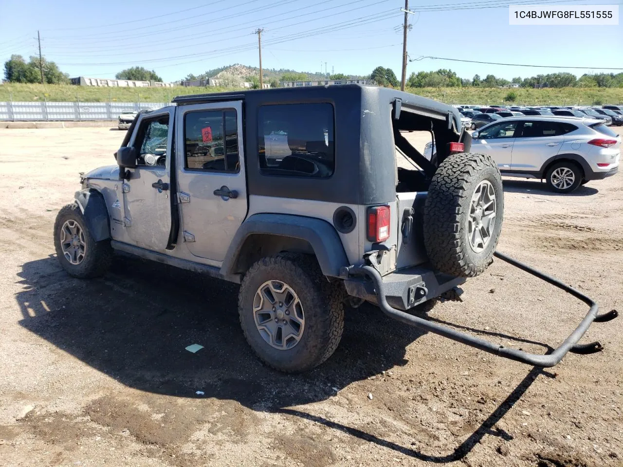 2015 Jeep Wrangler Unlimited Rubicon VIN: 1C4BJWFG8FL551555 Lot: 70332394