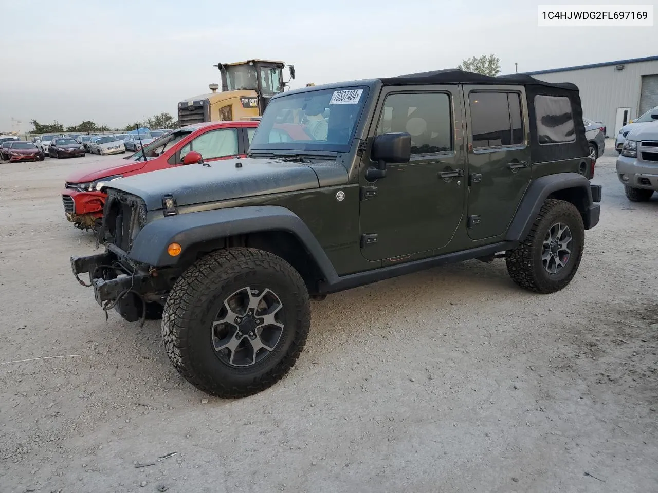 2015 Jeep Wrangler Unlimited Sport VIN: 1C4HJWDG2FL697169 Lot: 70337404