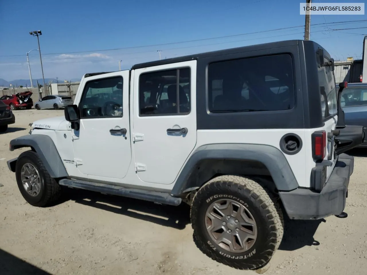 2015 Jeep Wrangler Unlimited Rubicon VIN: 1C4BJWFG6FL585283 Lot: 70847344