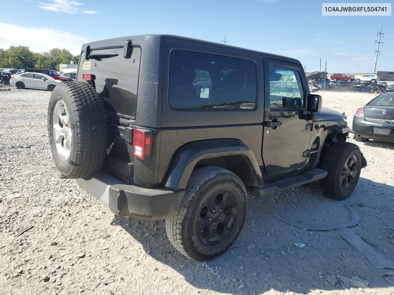 1C4AJWBGXFL504741 2015 Jeep Wrangler Sahara