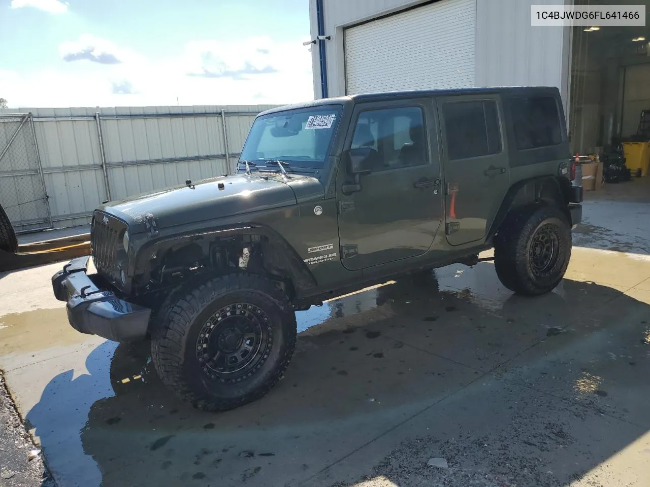 2015 Jeep Wrangler Unlimited Sport VIN: 1C4BJWDG6FL641466 Lot: 71404594