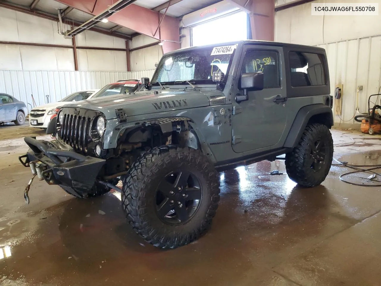 1C4GJWAG6FL550708 2015 Jeep Wrangler Sport