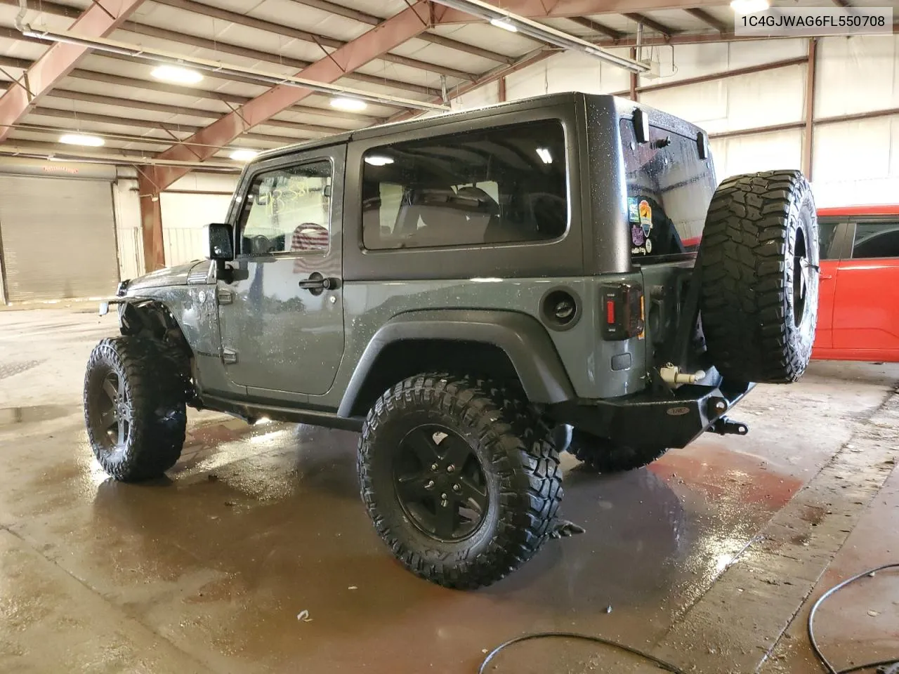 2015 Jeep Wrangler Sport VIN: 1C4GJWAG6FL550708 Lot: 71474264