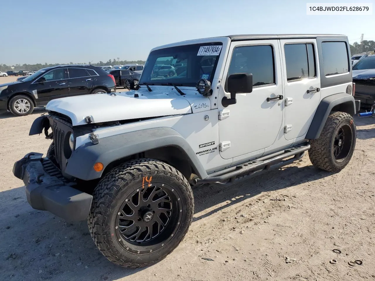 2015 Jeep Wrangler Unlimited Sport VIN: 1C4BJWDG2FL628679 Lot: 71497934