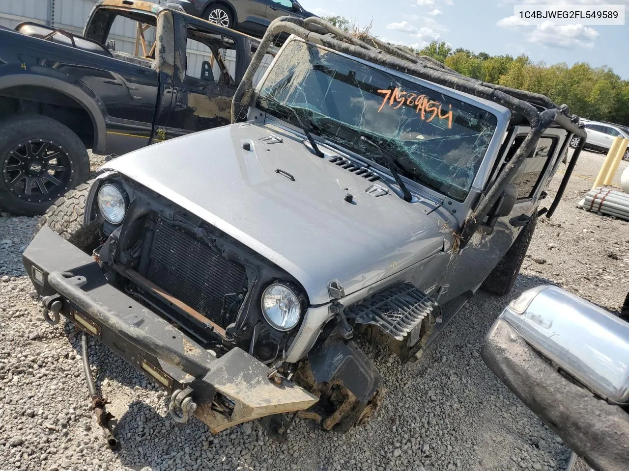 1C4BJWEG2FL549589 2015 Jeep Wrangler Unlimited Sahara