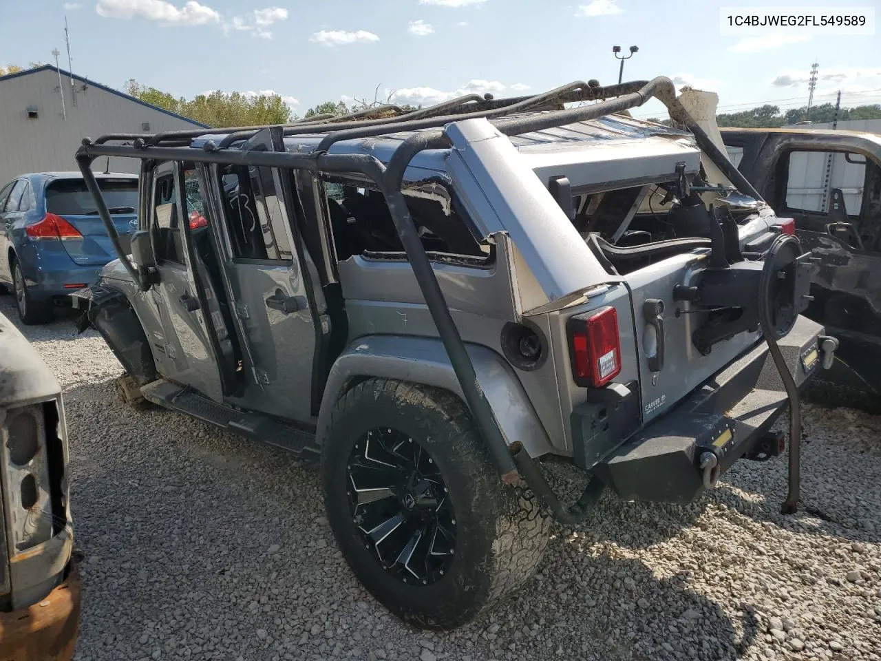 1C4BJWEG2FL549589 2015 Jeep Wrangler Unlimited Sahara