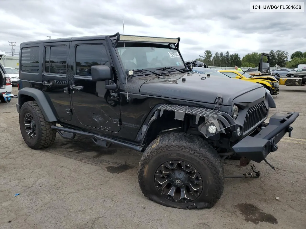 2015 Jeep Wrangler Unlimited Sport VIN: 1C4HJWDG4FL564638 Lot: 71657774