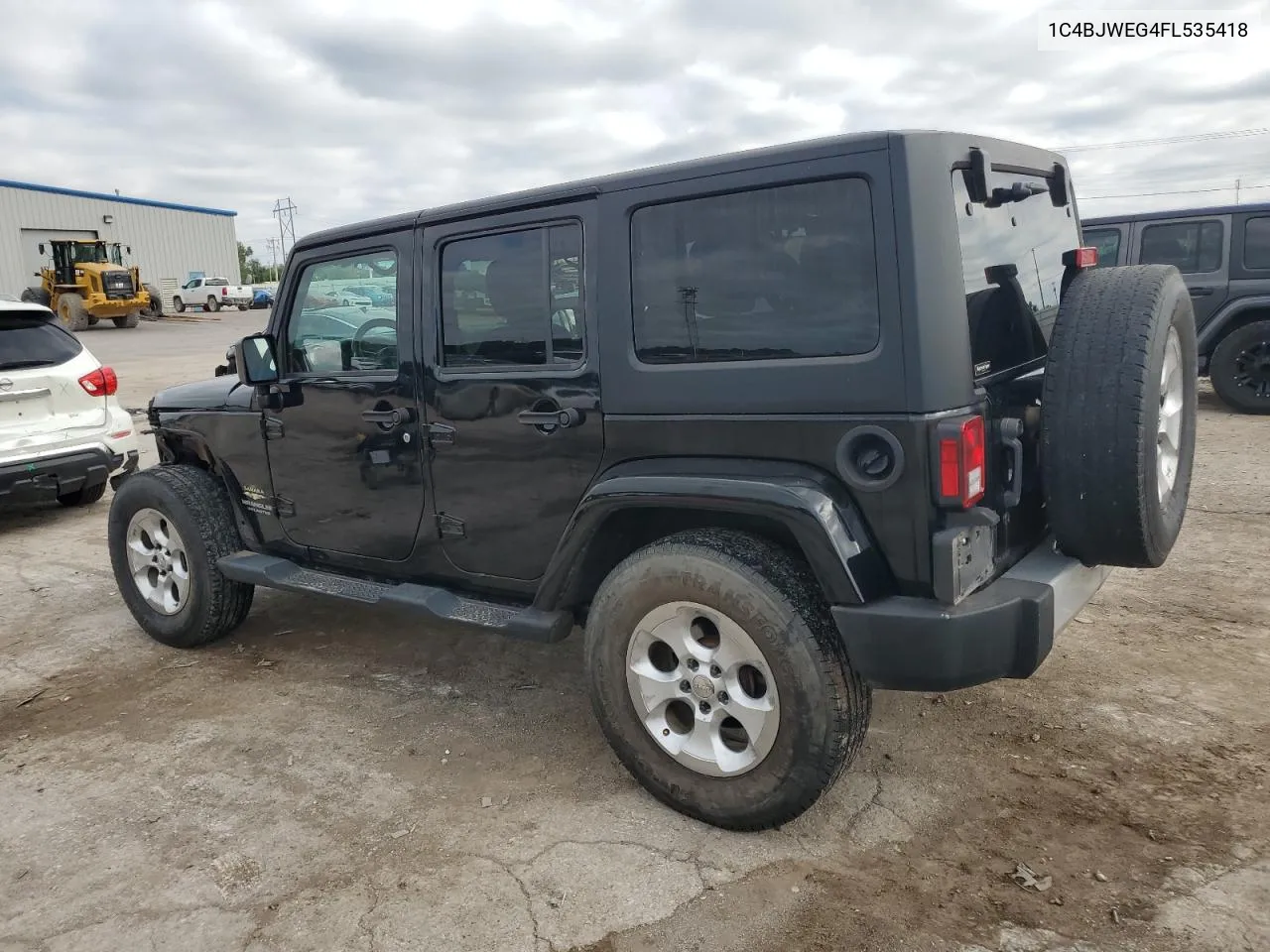 2015 Jeep Wrangler Unlimited Sahara VIN: 1C4BJWEG4FL535418 Lot: 71804134