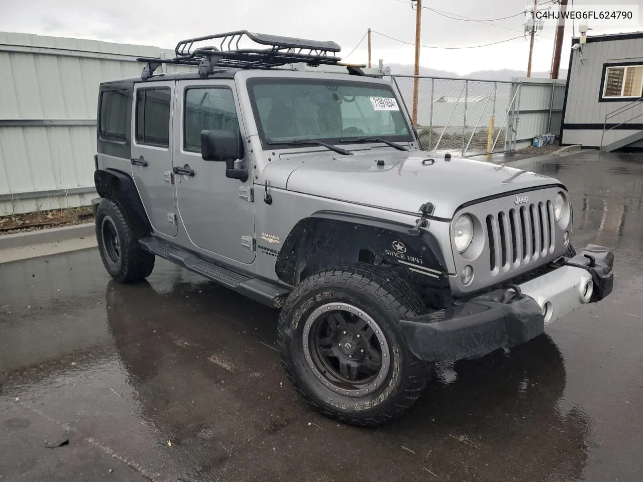 2015 Jeep Wrangler Unlimited Sahara VIN: 1C4HJWEG6FL624790 Lot: 71991654