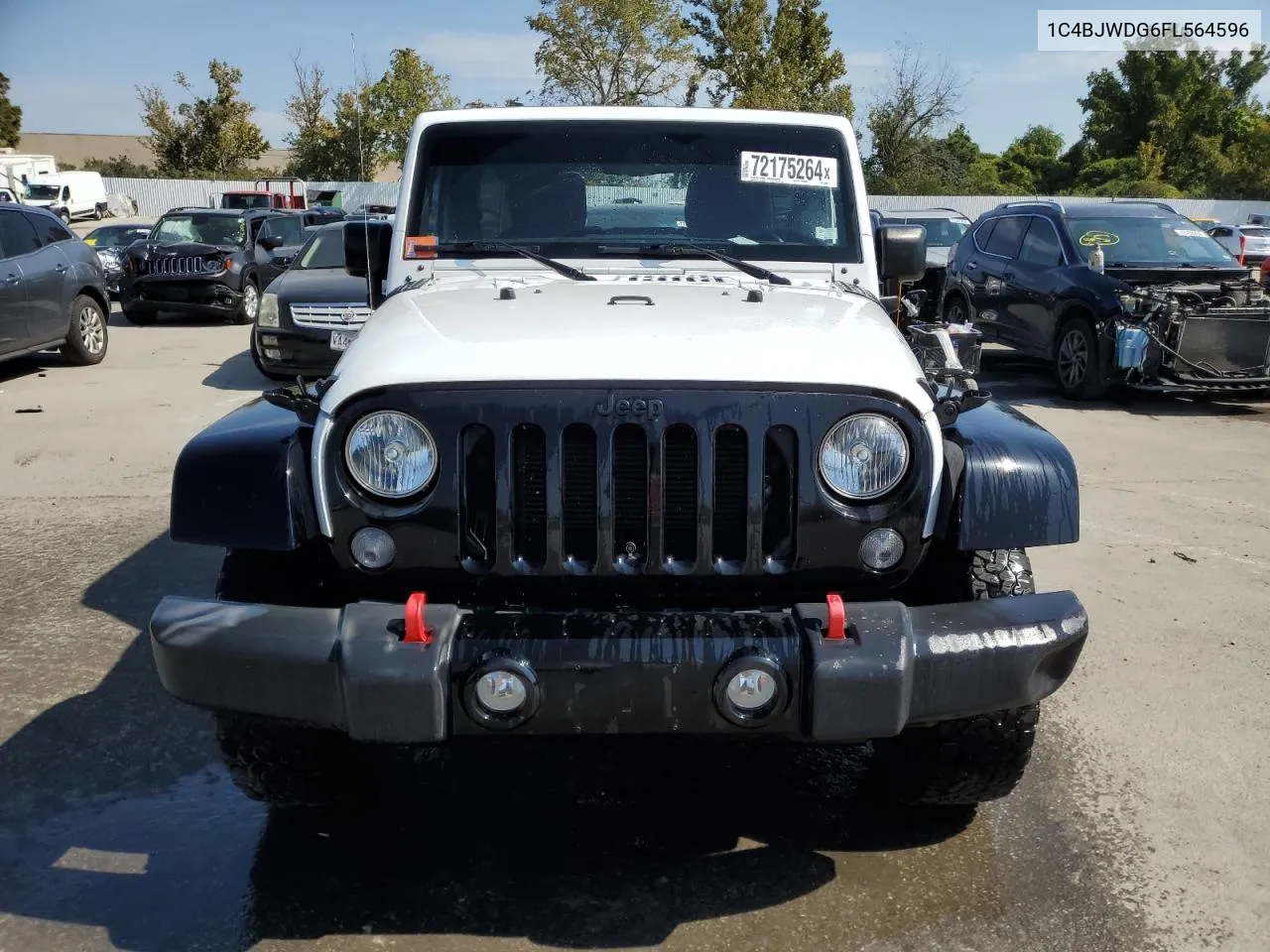 2015 Jeep Wrangler Unlimited Sport VIN: 1C4BJWDG6FL564596 Lot: 72175264