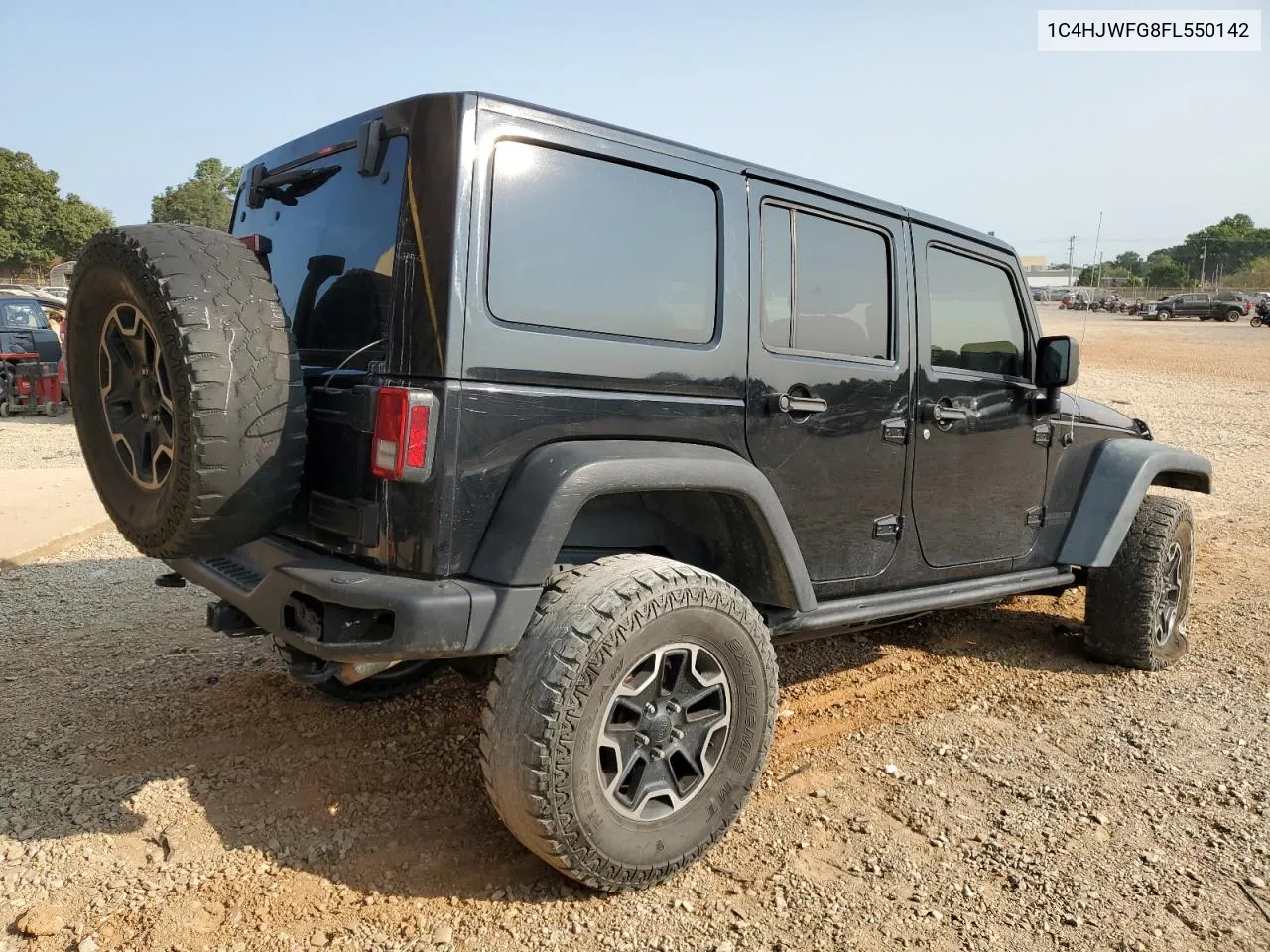 2015 Jeep Wrangler Unlimited Rubicon VIN: 1C4HJWFG8FL550142 Lot: 72275484