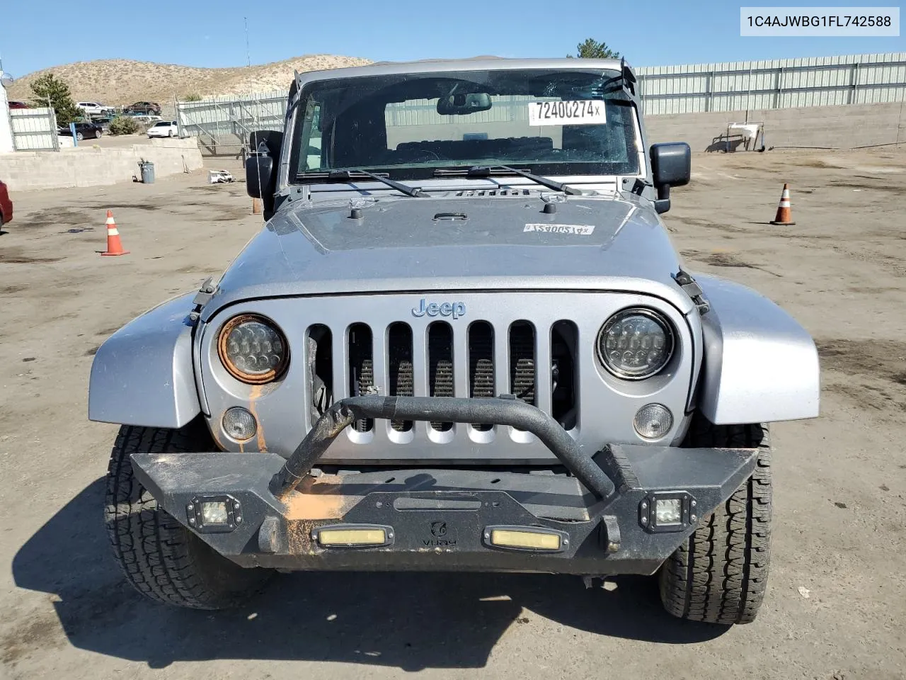 1C4AJWBG1FL742588 2015 Jeep Wrangler Sahara