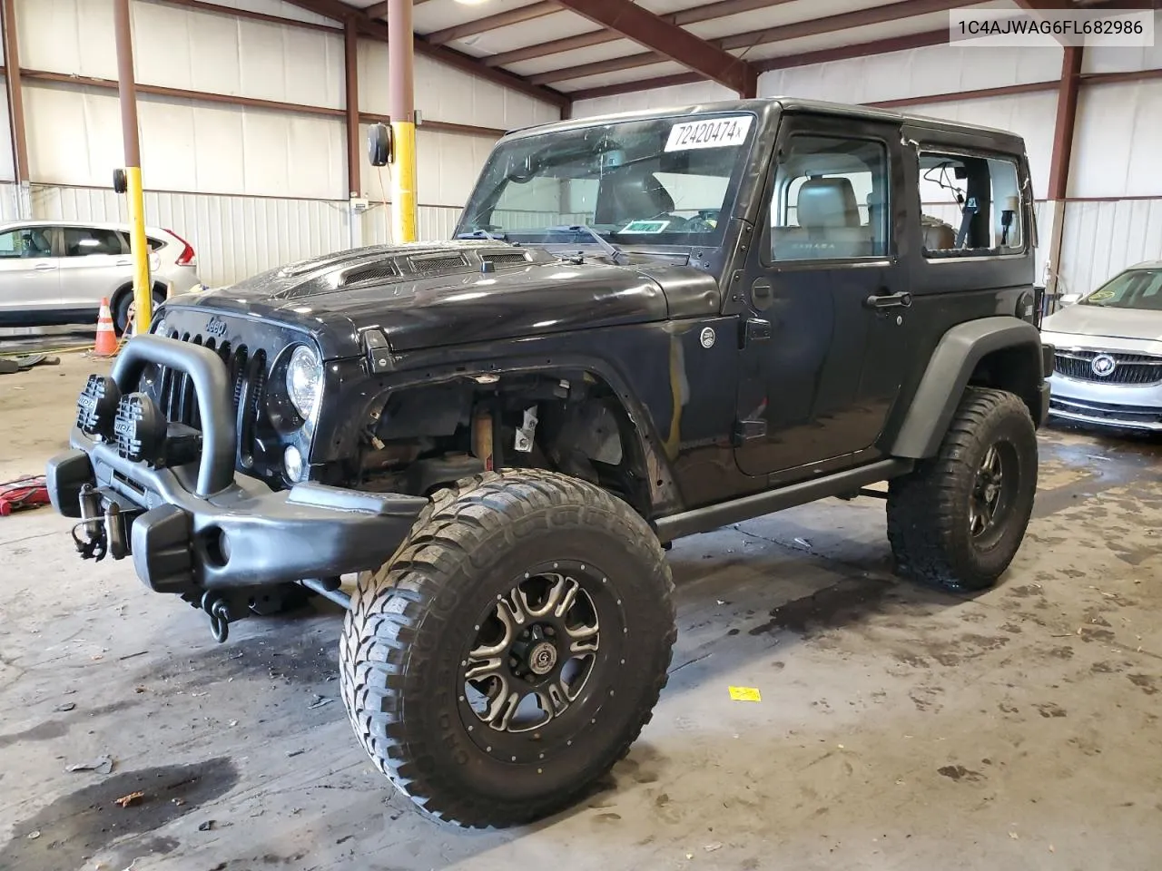 1C4AJWAG6FL682986 2015 Jeep Wrangler Sport