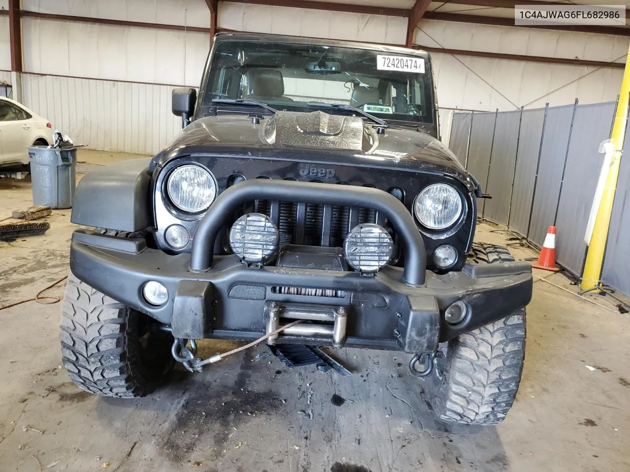 2015 Jeep Wrangler Sport VIN: 1C4AJWAG6FL682986 Lot: 72420474