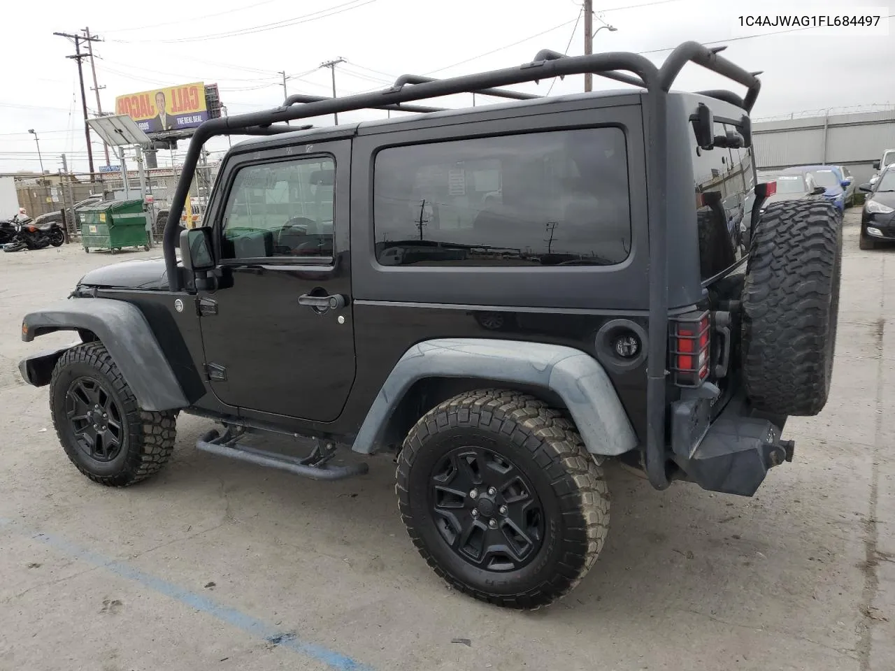 2015 Jeep Wrangler Sport VIN: 1C4AJWAG1FL684497 Lot: 72440804