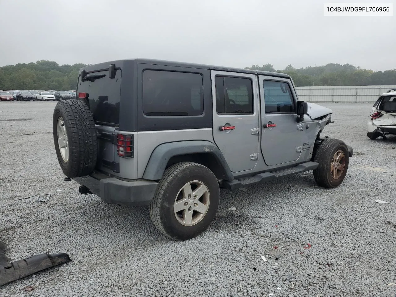 2015 Jeep Wrangler Unlimited Sport VIN: 1C4BJWDG9FL706956 Lot: 72454204