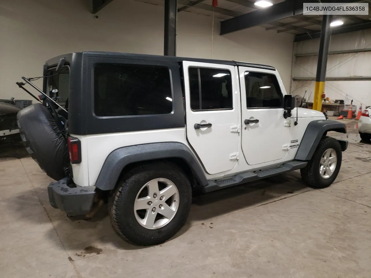 2015 Jeep Wrangler Unlimited Sport VIN: 1C4BJWDG4FL536358 Lot: 72623204