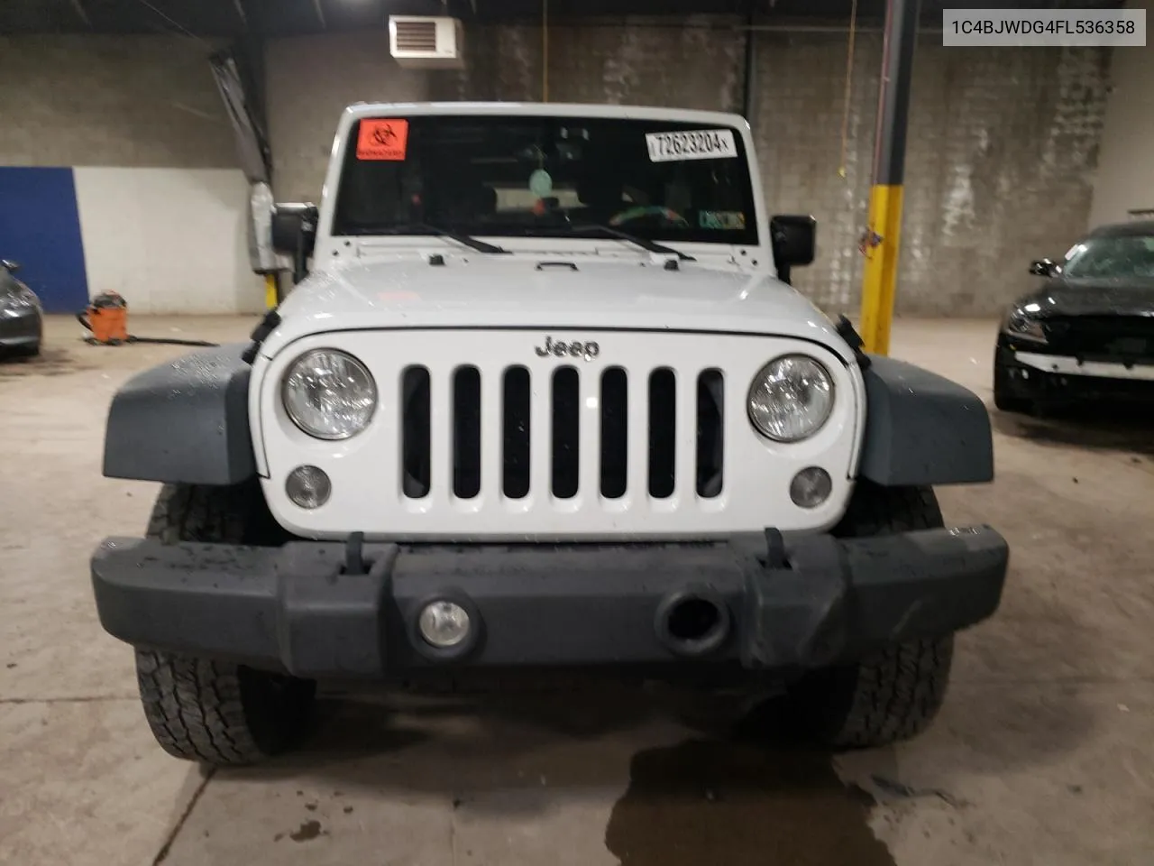 2015 Jeep Wrangler Unlimited Sport VIN: 1C4BJWDG4FL536358 Lot: 72623204