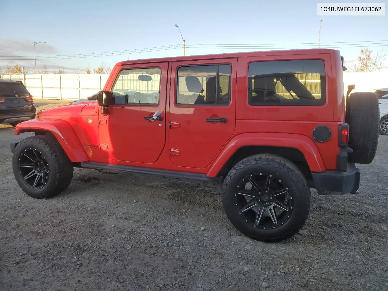 2015 Jeep Wrangler Unlimited Sahara VIN: 1C4BJWEG1FL673062 Lot: 72903264