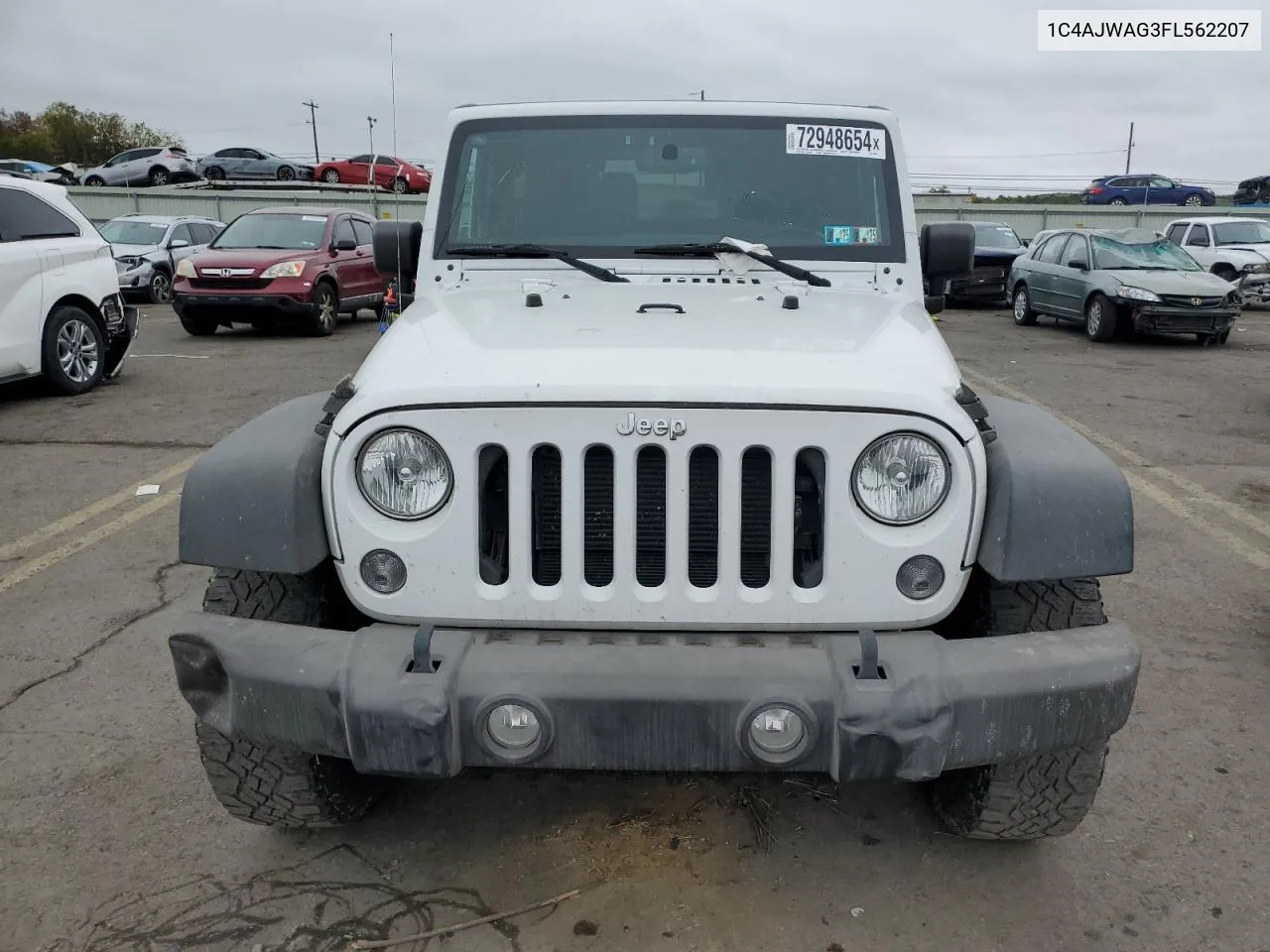 1C4AJWAG3FL562207 2015 Jeep Wrangler Sport