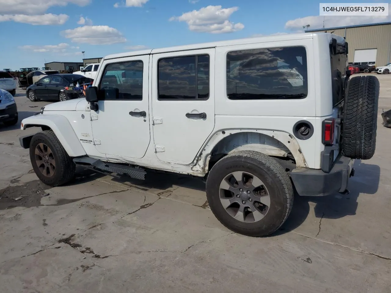 2015 Jeep Wrangler Unlimited Sahara VIN: 1C4HJWEG5FL713279 Lot: 73145524