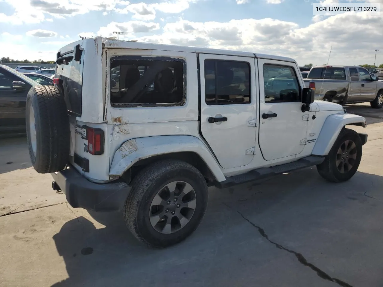 2015 Jeep Wrangler Unlimited Sahara VIN: 1C4HJWEG5FL713279 Lot: 73145524