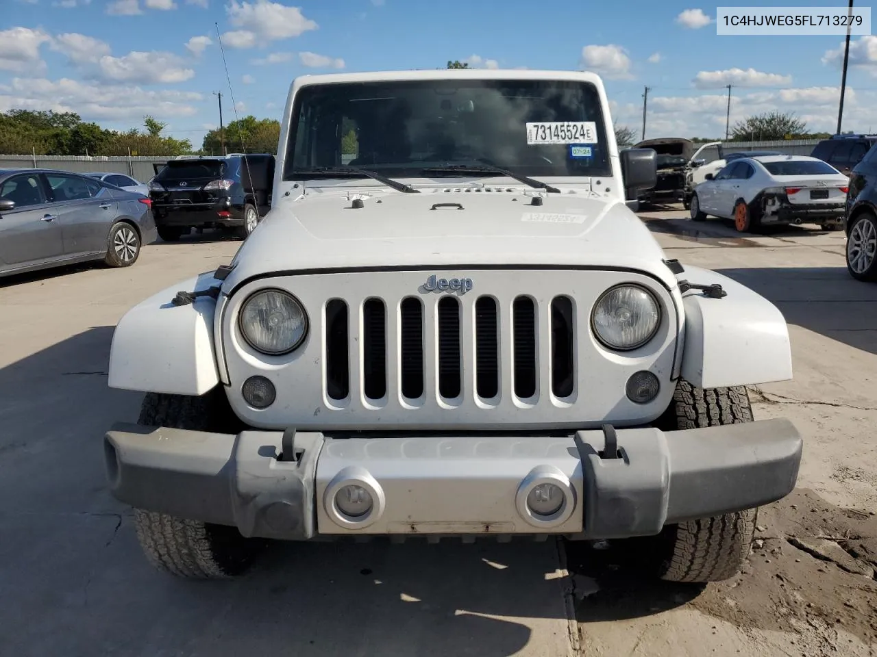 2015 Jeep Wrangler Unlimited Sahara VIN: 1C4HJWEG5FL713279 Lot: 73145524