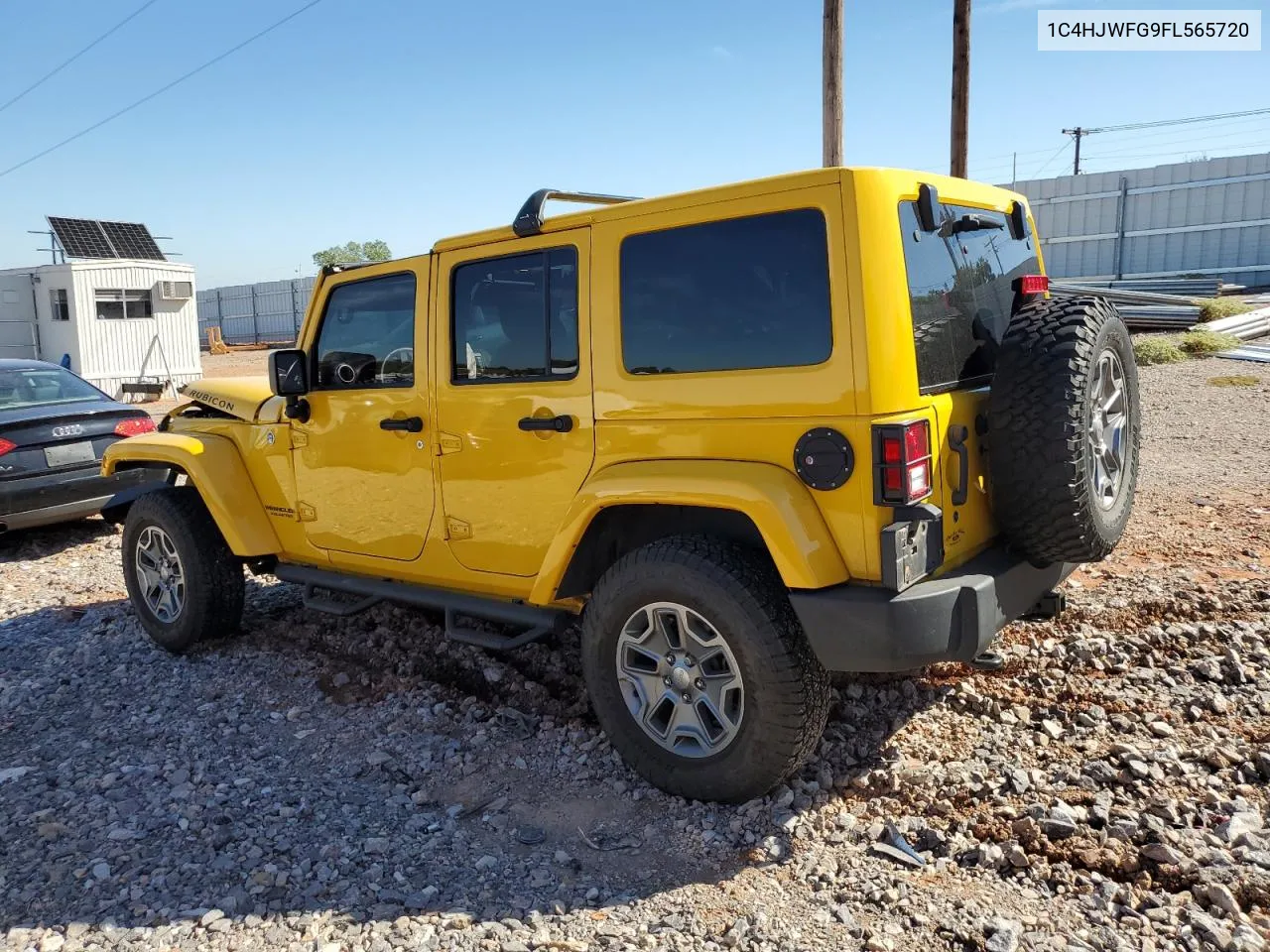 2015 Jeep Wrangler Unlimited Rubicon VIN: 1C4HJWFG9FL565720 Lot: 73348554