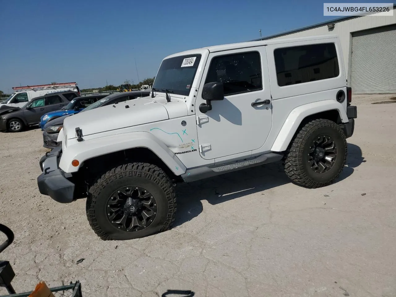 2015 Jeep Wrangler Sahara VIN: 1C4AJWBG4FL653226 Lot: 73383494