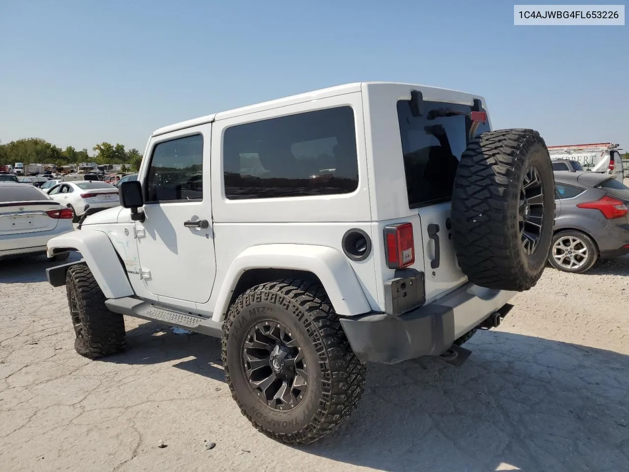 2015 Jeep Wrangler Sahara VIN: 1C4AJWBG4FL653226 Lot: 73383494