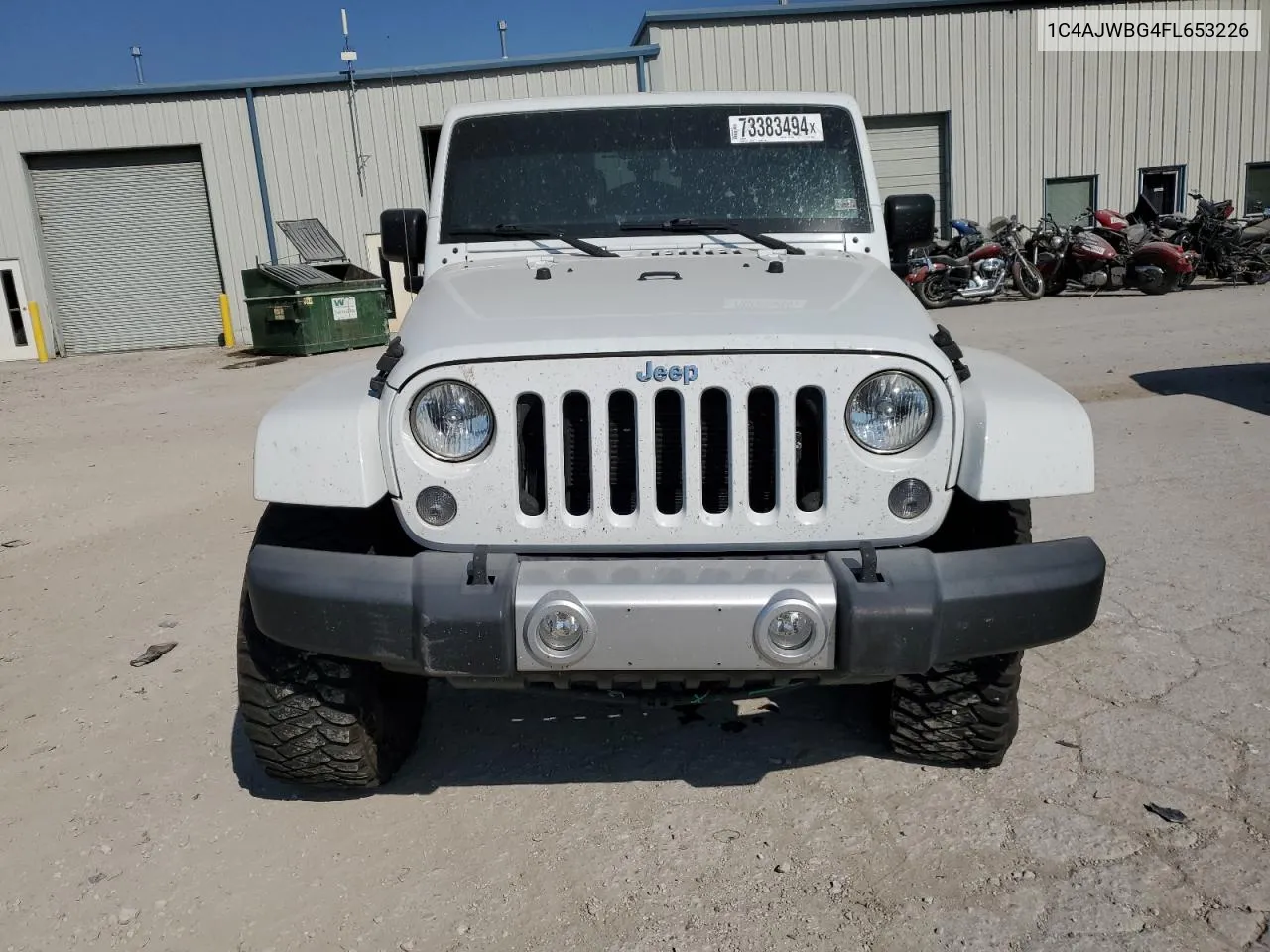 2015 Jeep Wrangler Sahara VIN: 1C4AJWBG4FL653226 Lot: 73383494