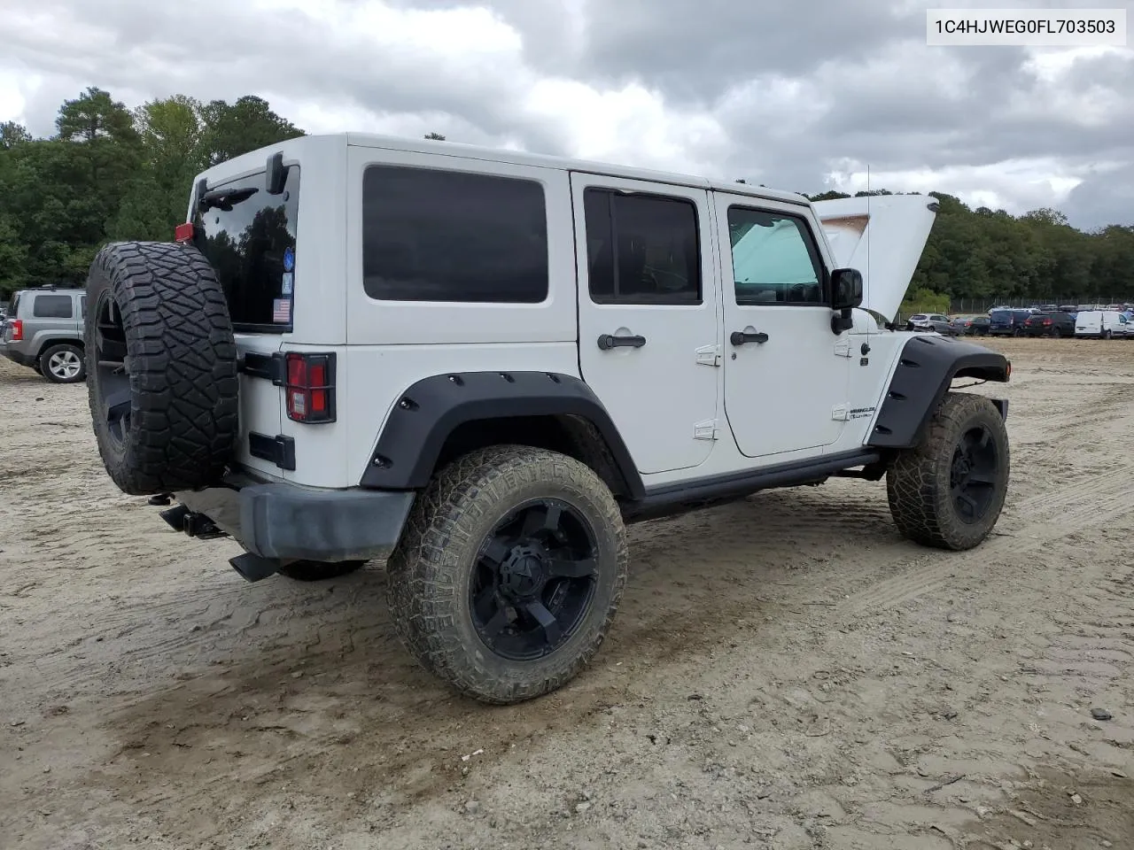 2015 Jeep Wrangler Unlimited Sahara VIN: 1C4HJWEG0FL703503 Lot: 73473484