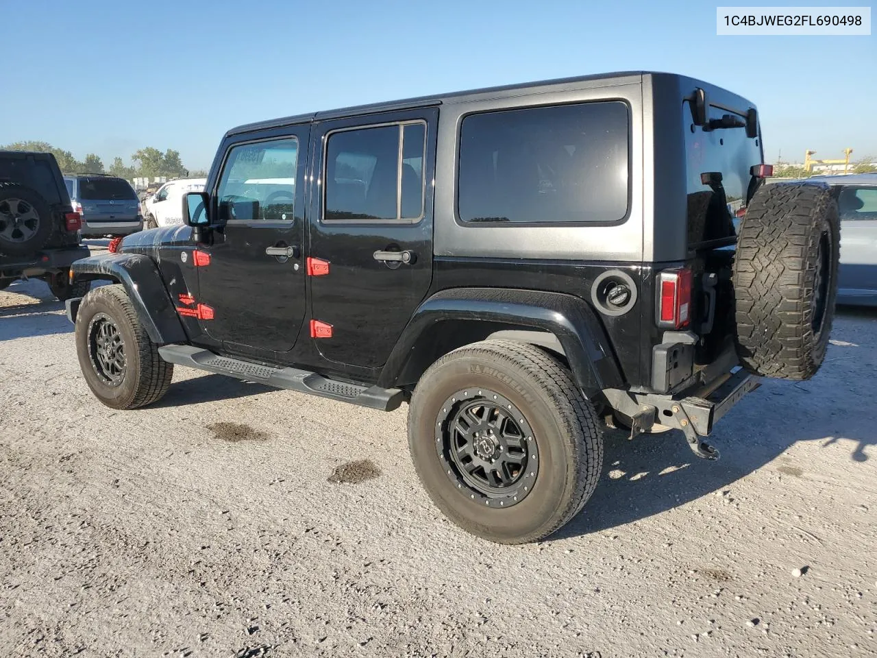 2015 Jeep Wrangler Unlimited Sahara VIN: 1C4BJWEG2FL690498 Lot: 73598124