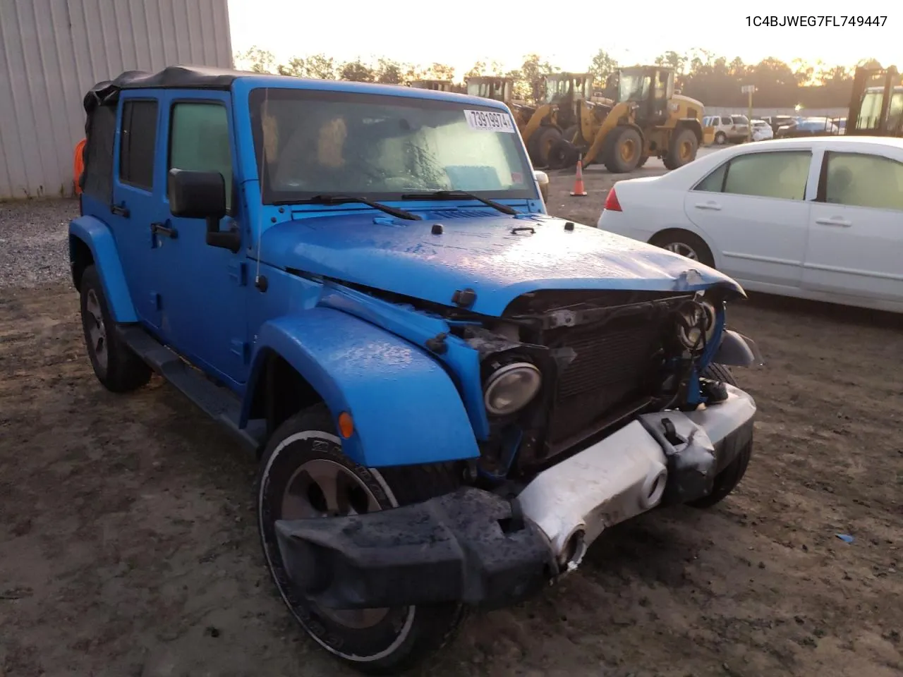 1C4BJWEG7FL749447 2015 Jeep Wrangler Unlimited Sahara