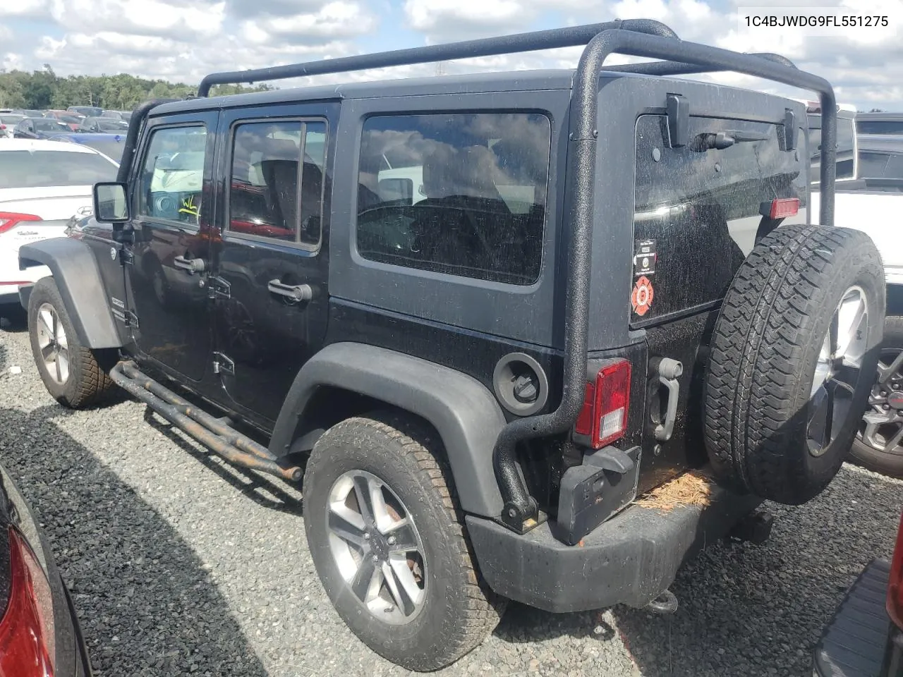 2015 Jeep Wrangler Unlimited Sport VIN: 1C4BJWDG9FL551275 Lot: 74020194