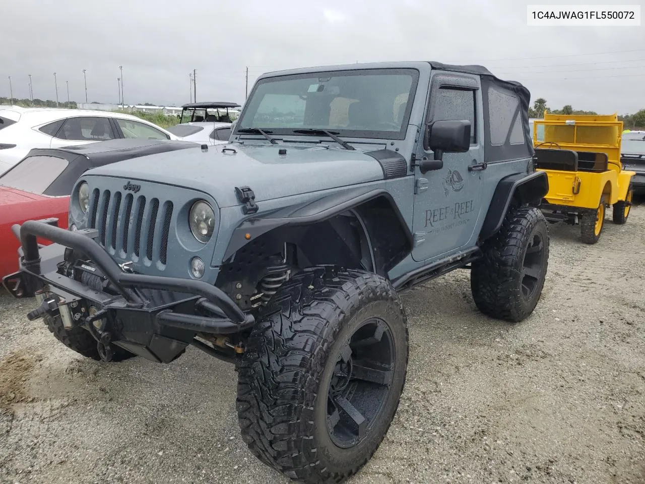 2015 Jeep Wrangler Sport VIN: 1C4AJWAG1FL550072 Lot: 74049314