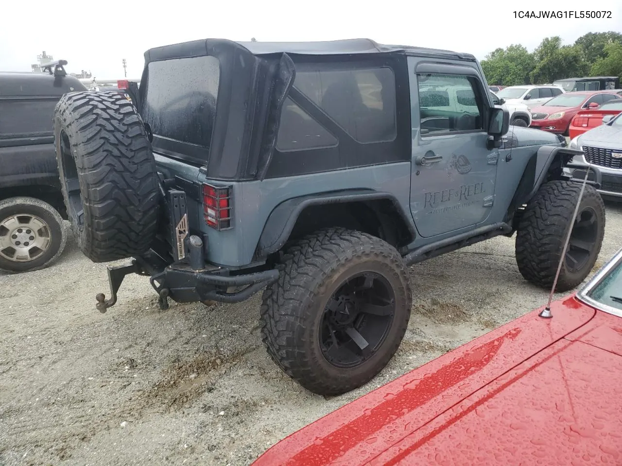 2015 Jeep Wrangler Sport VIN: 1C4AJWAG1FL550072 Lot: 74049314