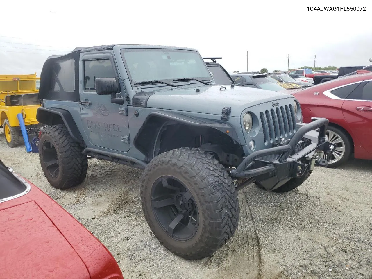 2015 Jeep Wrangler Sport VIN: 1C4AJWAG1FL550072 Lot: 74049314