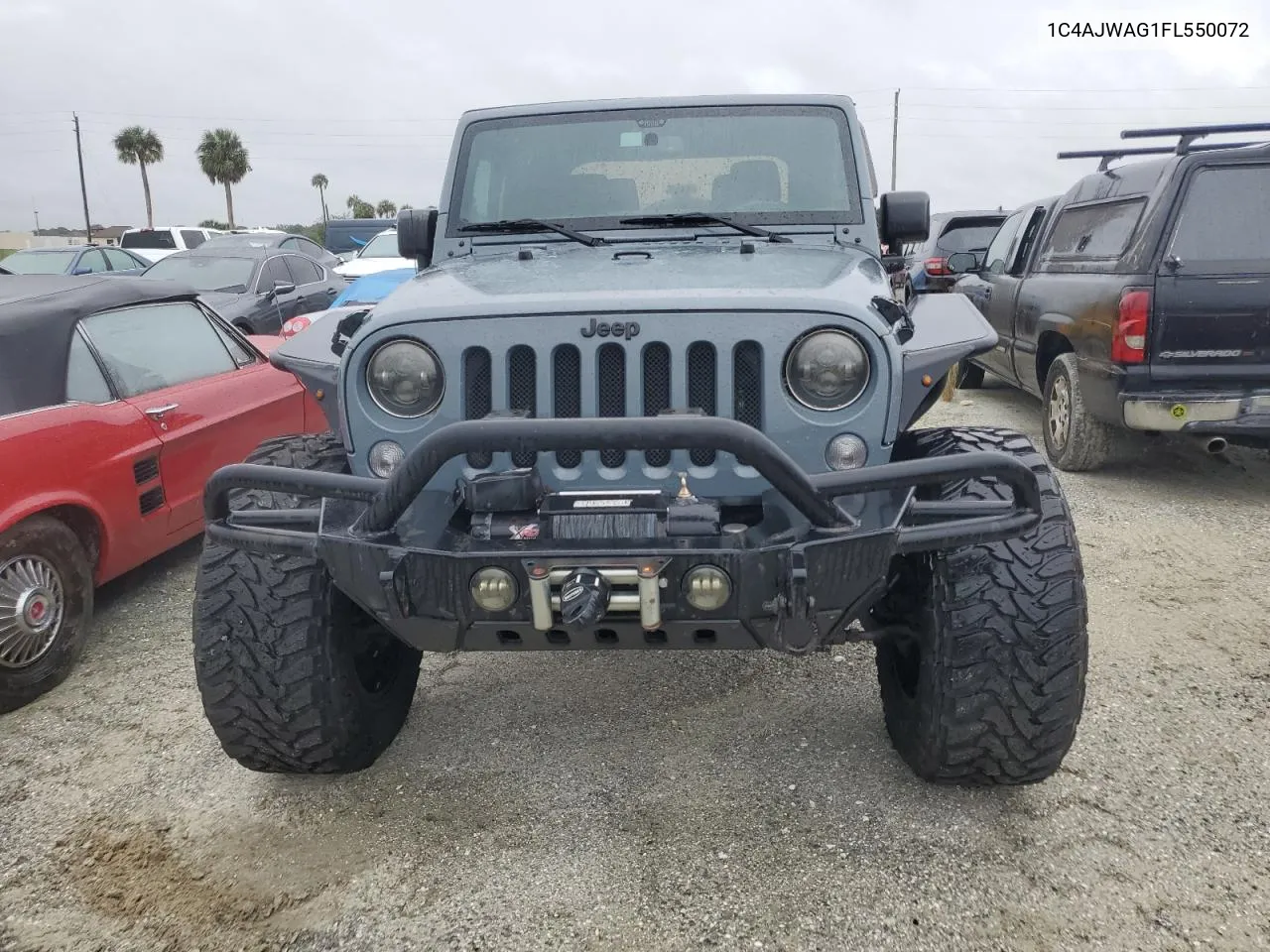 2015 Jeep Wrangler Sport VIN: 1C4AJWAG1FL550072 Lot: 74049314