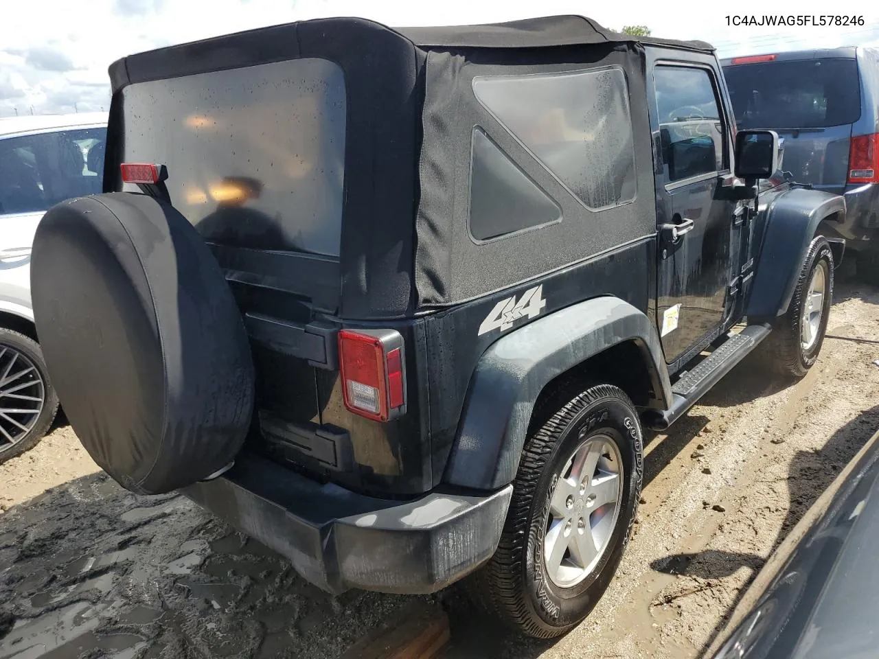 2015 Jeep Wrangler Sport VIN: 1C4AJWAG5FL578246 Lot: 74233864