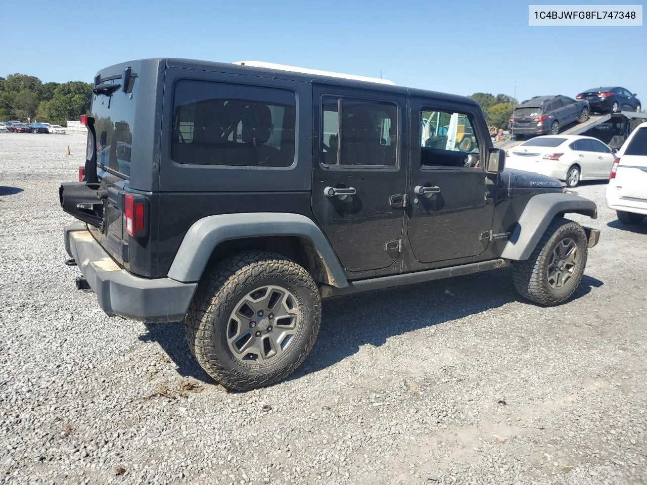 2015 Jeep Wrangler Unlimited Rubicon VIN: 1C4BJWFG8FL747348 Lot: 74467754