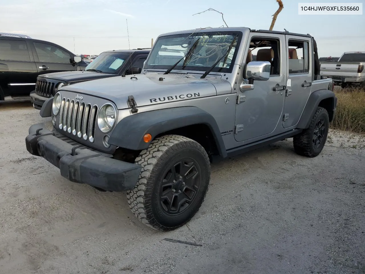 1C4HJWFGXFL535660 2015 Jeep Wrangler Unlimited Rubicon